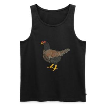 Indischer Kämpfer - Männer Premium Bio Tank Top - Schwarz - Vorne - AI Model Male 178 light (178cm)