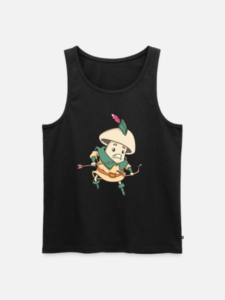 RPG Character - Ranger - Mushroom - Men's Premium Organic Tank Top - black