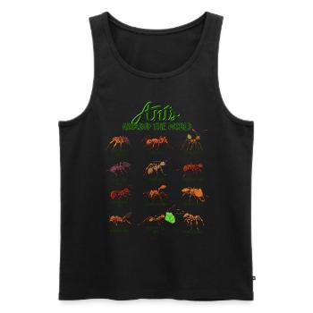 Ants of the World - Ants - Men's Premium Organic Tank Top - black - Front - Michal (187cm)