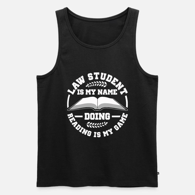 Anwalt - Männer Premium Bio Tank Top - Schwarz