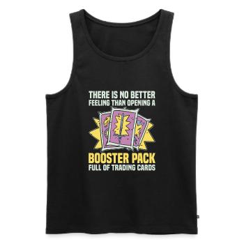 Karten sammler - Männer Premium Bio Tank Top - Schwarz - Vorne - Michal (187cm)