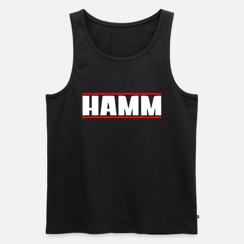 Hamm - Männer Premium Bio Tank Top - Schwarz