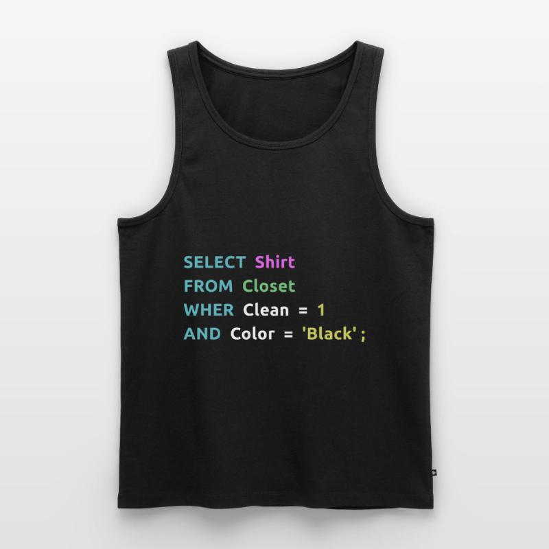 Nerd Computer Computerarbeit Coder Geschenkidee Männer Premium Bio Tank Top
