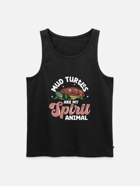 My Spirit Animal - Turtle - Men's Premium Organic Tank Top - black
