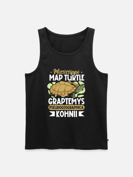 Mississippi Mute Turtle - Men's Premium Organic Tank Top - black