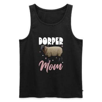 DorpersSchaff Mama - Men's Premium Organic Tank Top - black - Front - Michal (187cm)
