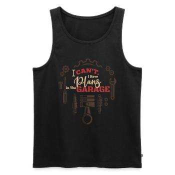 Kfz-Mechatroniker Fun Autoschrauber Autotuner - Männer Premium Bio Tank Top - Schwarz - Vorne - AI Model Male 178 light (178cm)