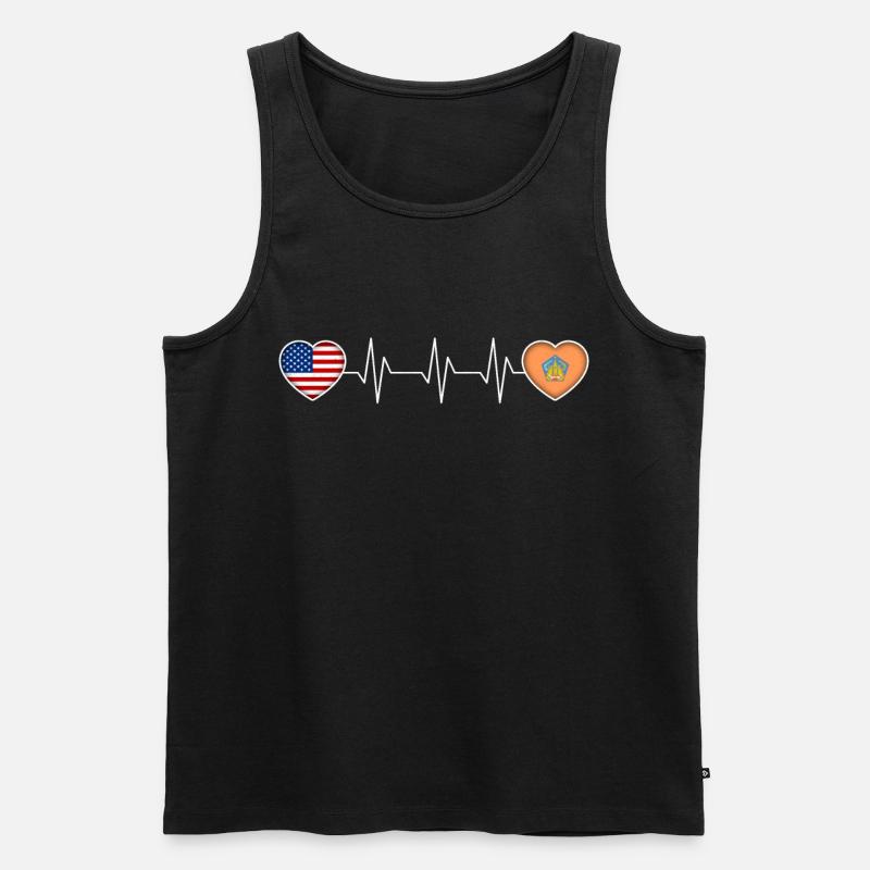 Bali - Männer Premium Bio Tank Top - Schwarz