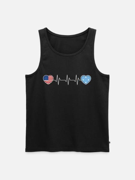 Micronesia - Men's Premium Organic Tank Top - black
