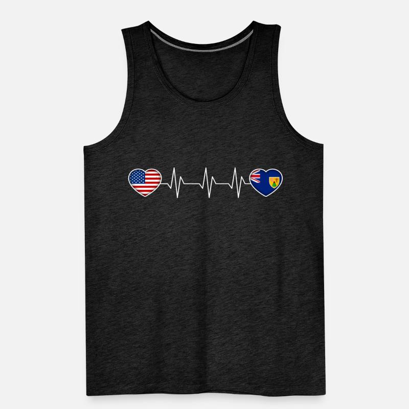 Turks and Caicos Islands Men's Premium Organic Tank Top