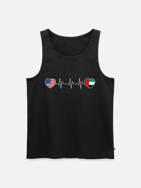 Emirats Arabes Unis - Débardeur bio Premium Homme - noir