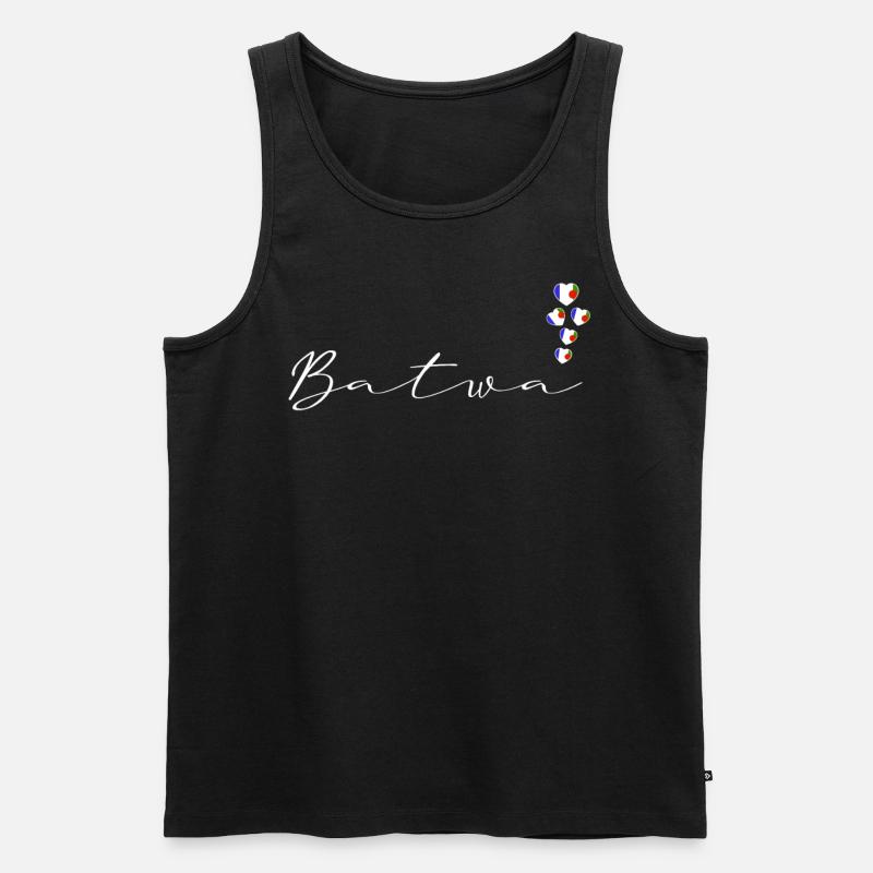 Batwa - Männer Premium Bio Tank Top - Schwarz
