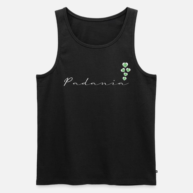 Padanien - Männer Premium Bio Tank Top - Schwarz