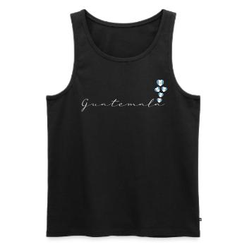 Guatemala - Men's Premium Organic Tank Top - black - Front - AI Model Male 178 light (178cm)