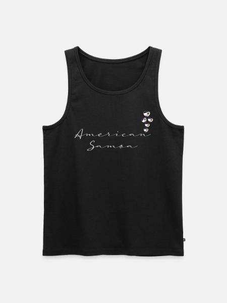 American Samoa - Men's Premium Organic Tank Top - black