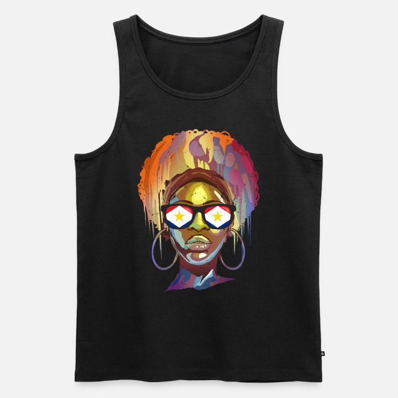 Saba - Männer Premium Bio Tank Top - Schwarz