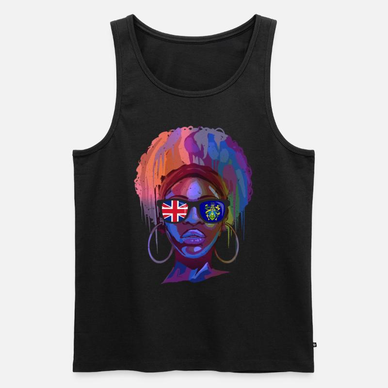 Pitcairninseln - Männer Premium Bio Tank Top - Schwarz