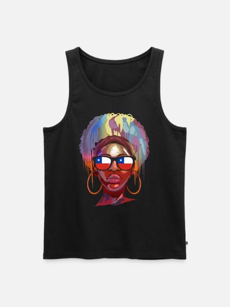 Chile - Men's Premium Organic Tank Top - black