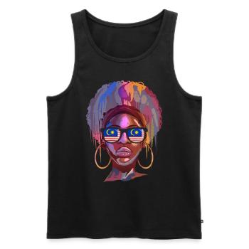Malaysia - Männer Premium Bio Tank Top - Schwarz - Vorne - AI Model Male 178 light (178cm)