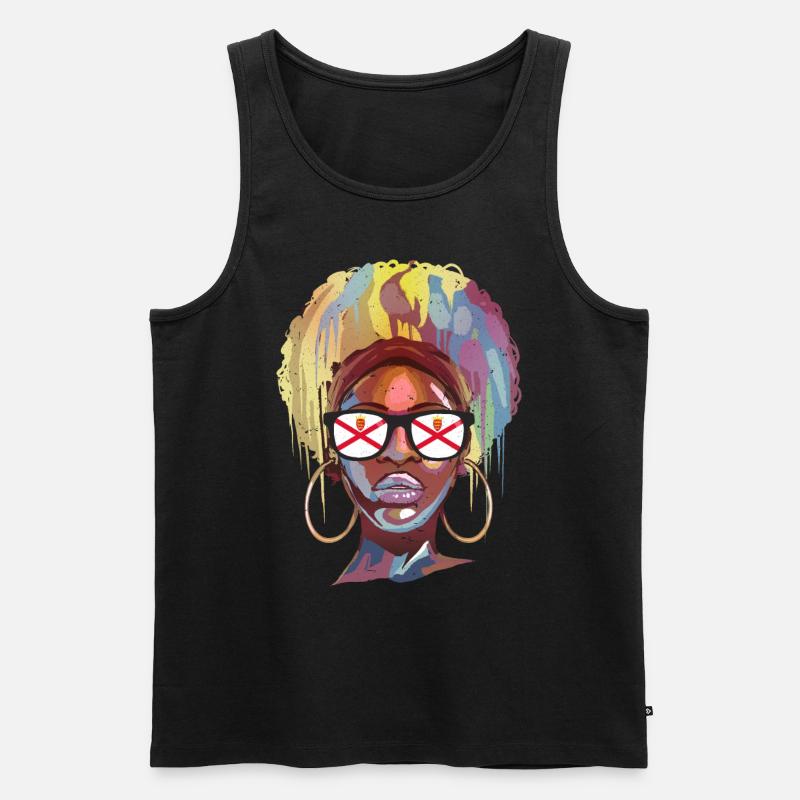 Jersey - Männer Premium Bio Tank Top - Schwarz