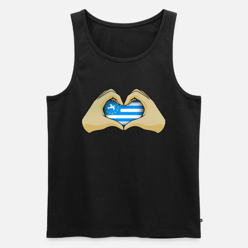 Südkamerun - Männer Premium Bio Tank Top - Schwarz
