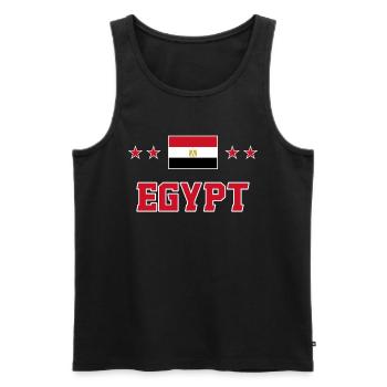 Ägypten - Männer Premium Bio Tank Top - Schwarz - Vorne - AI Model Male 178 light (178cm)
