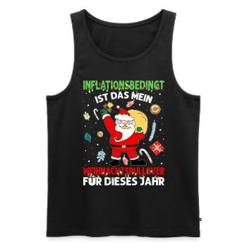 Aufgrund der Preiserhöhung - Ugly Christmas Pulli - Männer Premium Bio Tank Top - Schwarz - Vorne - AI Model Male 178 light (178cm)