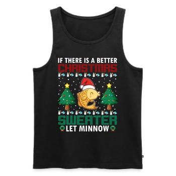 S’il y a un meilleur pull de Noël, laissez Minnow - Débardeur bio Premium Homme - noir - Devant - Michal (187cm)