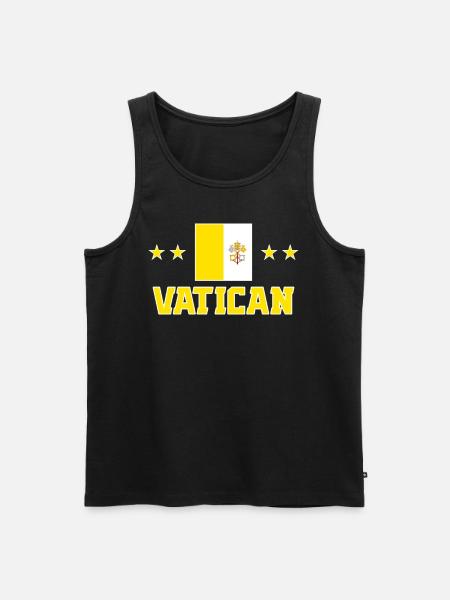 Vatican - Débardeur bio Premium Homme - noir