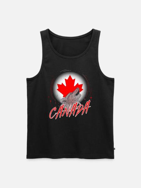 Canada - Men's Premium Organic Tank Top - black