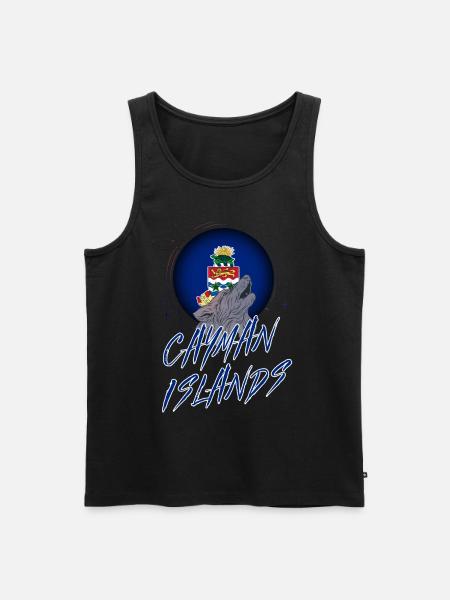 Cayman Islands - Men's Premium Organic Tank Top - black
