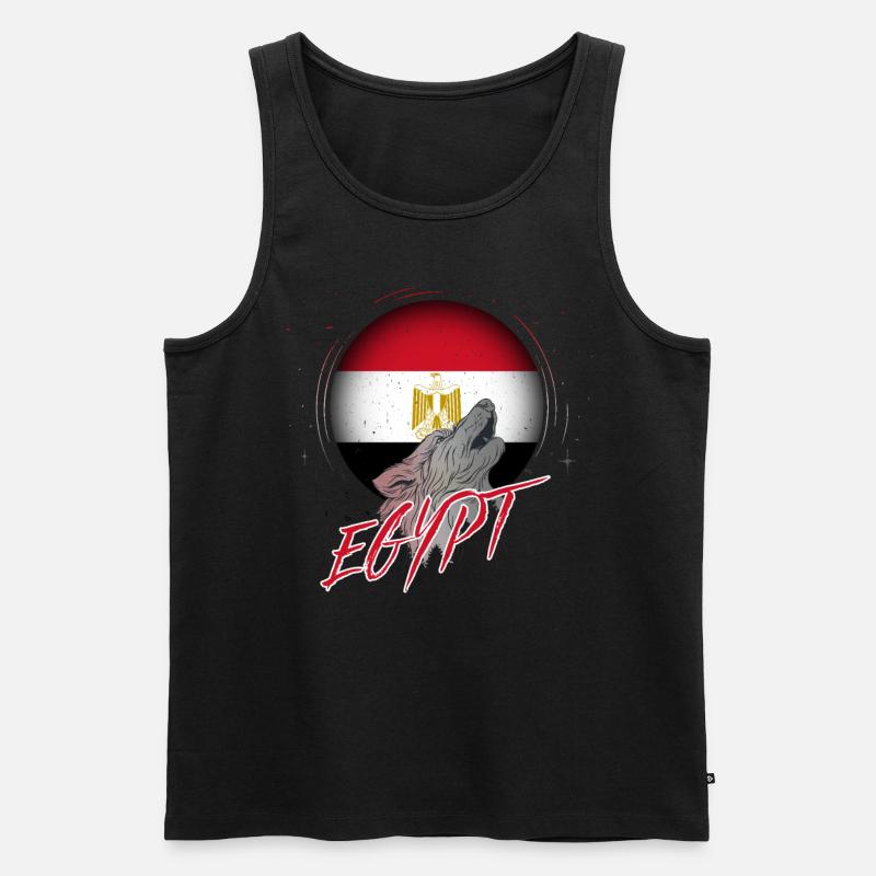 Ägypten - Männer Premium Bio Tank Top - Schwarz