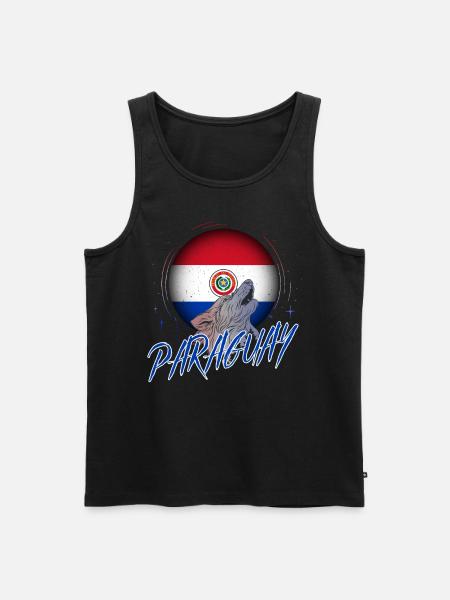 Paraguay - Men's Premium Organic Tank Top - black