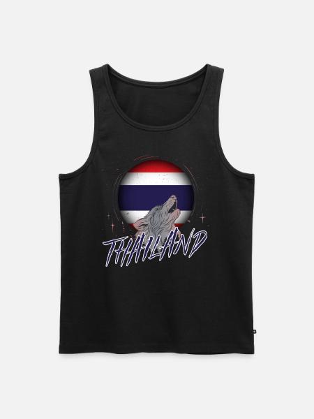 Thailand - Men's Premium Organic Tank Top - black