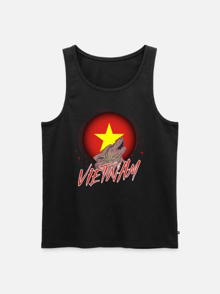 Vietnam - Men's Premium Organic Tank Top - black