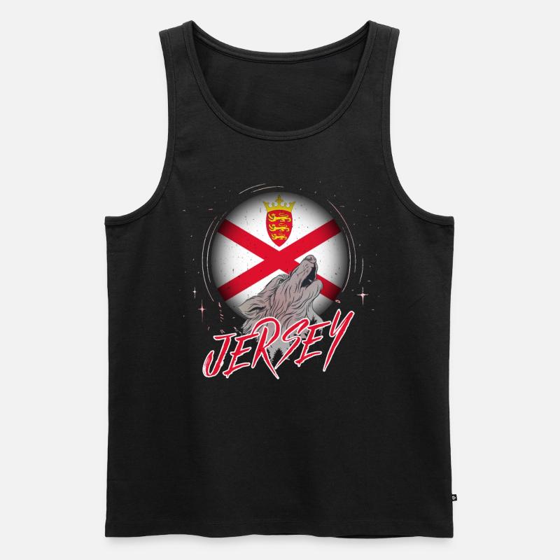Jersey - Männer Premium Bio Tank Top - Schwarz