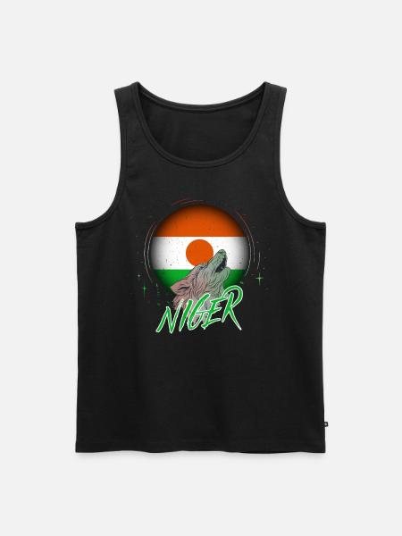 Niger - Men's Premium Organic Tank Top - black