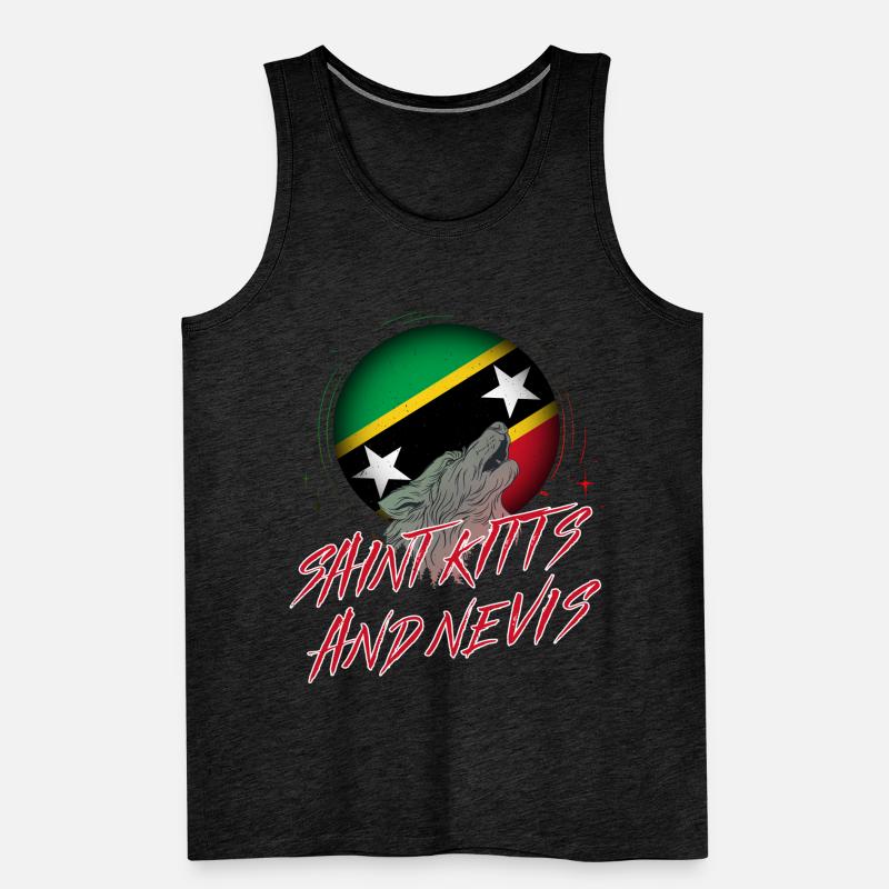 Saint Kitts et Nevis Débardeur bio Premium Homme