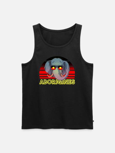 Aborigines - Men's Premium Organic Tank Top - black