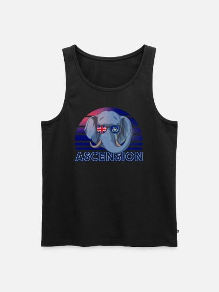 Ascension - Men's Premium Organic Tank Top - black