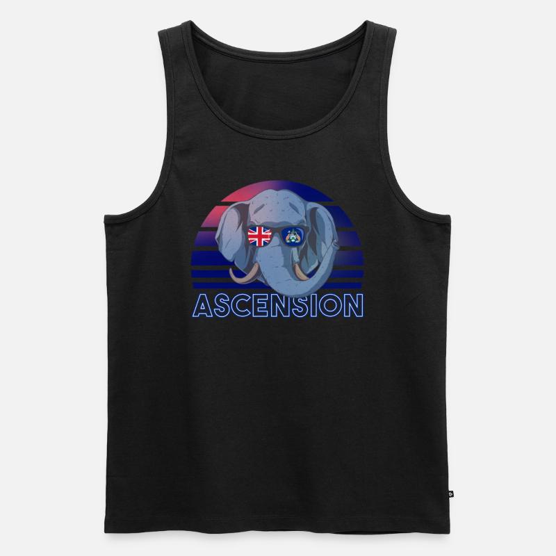 Ascension - Männer Premium Bio Tank Top - Schwarz