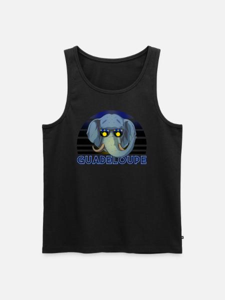 Guadeloupe - Men's Premium Organic Tank Top - black