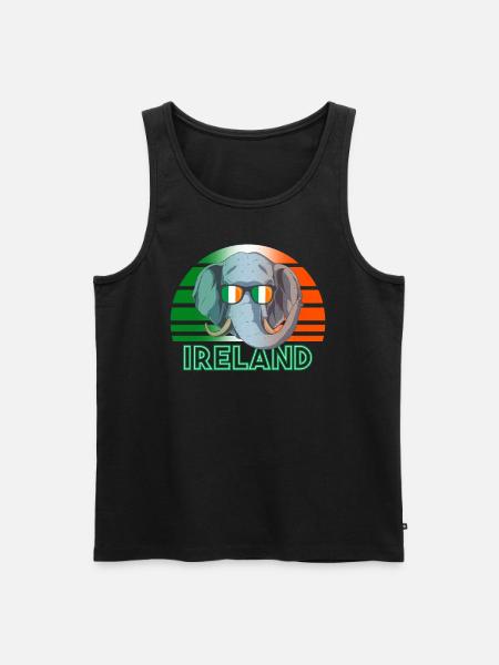Ireland - Men's Premium Organic Tank Top - black