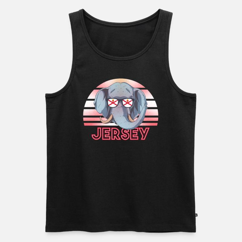 Jersey - Männer Premium Bio Tank Top - Schwarz