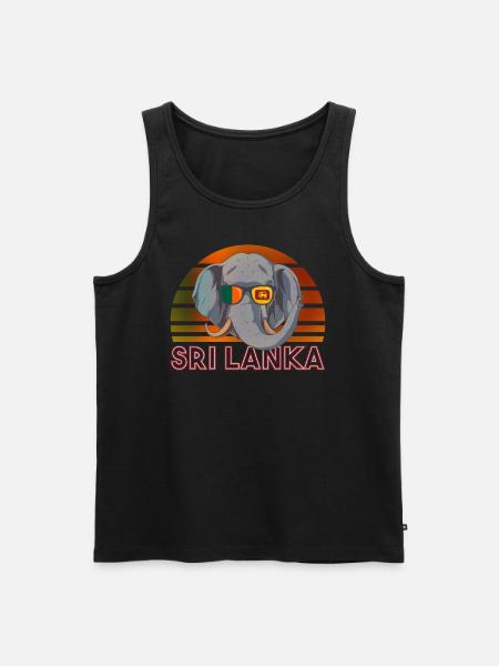 Sri Lanka - Men's Premium Organic Tank Top - black