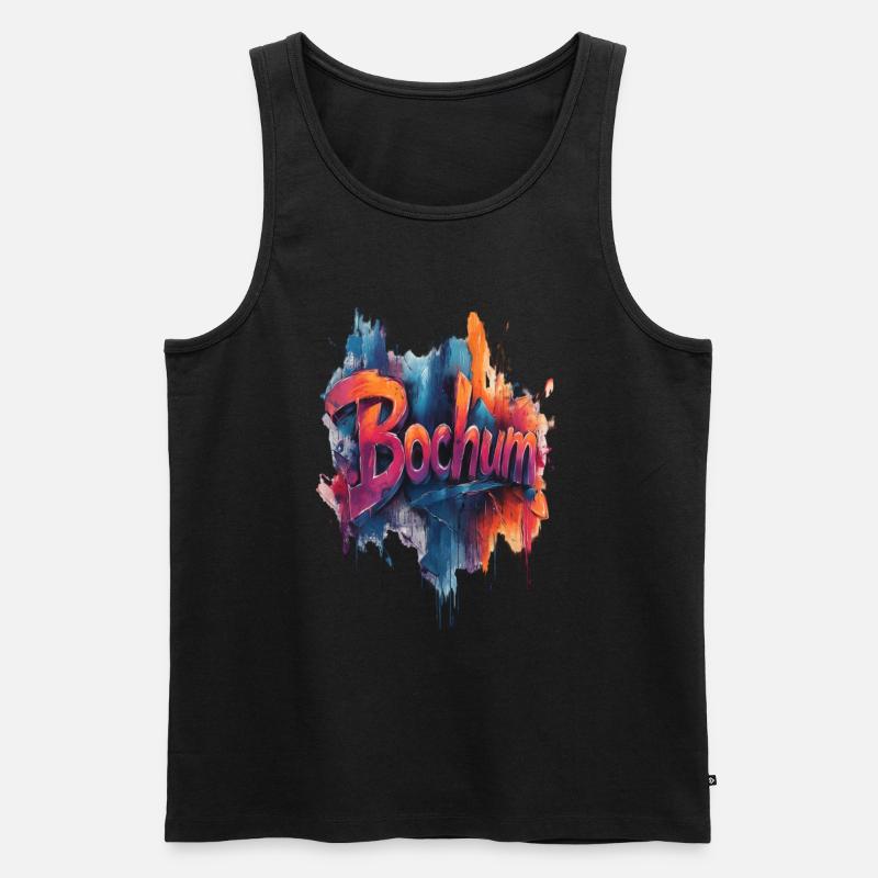 Bochum - Männer Premium Bio Tank Top - Schwarz