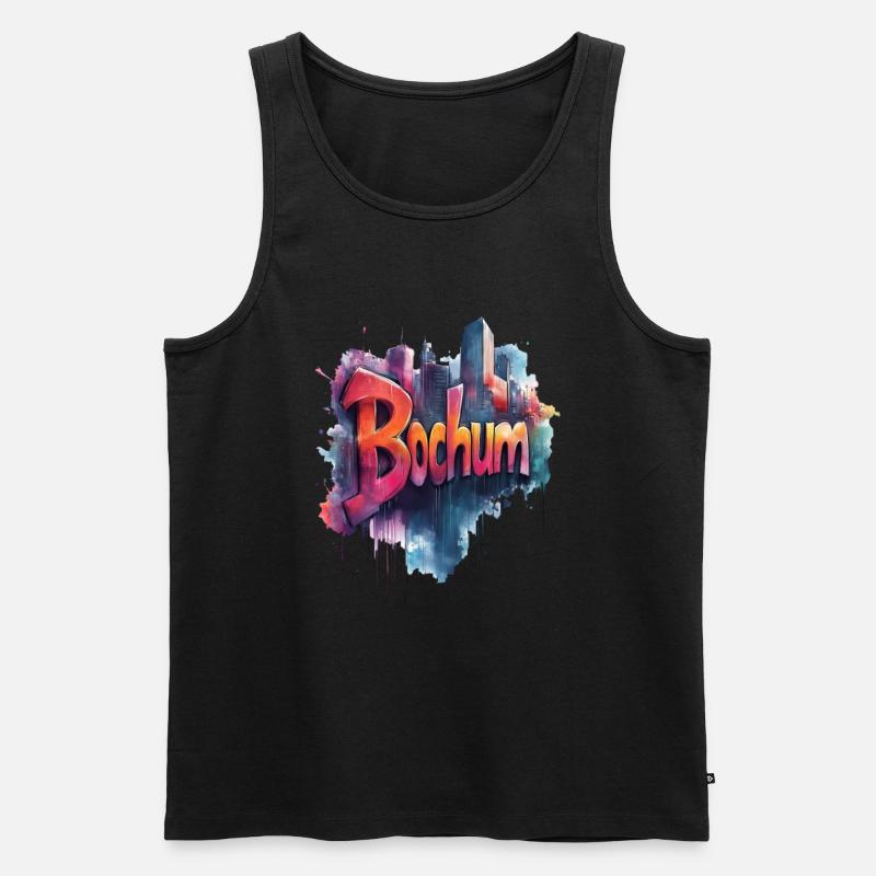 Bochum - Männer Premium Bio Tank Top - Schwarz