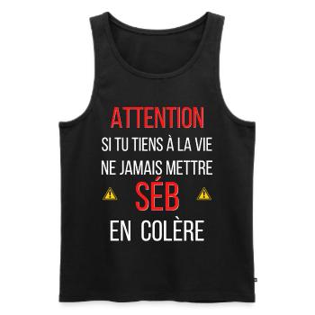 Ajouter un titre 2021 12 16T141425 514 - Débardeur bio Premium Homme - noir - Devant - Michal (187cm)