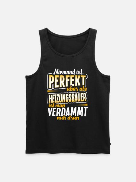 Heizungsbauer Installateur - Männer Premium Bio Tank Top - Schwarz