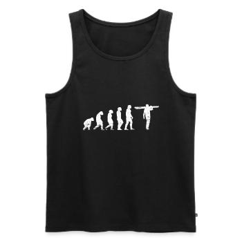 Zimmermann Zimmerer Schreiner Tischler Handwerker - Männer Premium Bio Tank Top - Schwarz - Vorne - AI Model Male 178 light (178cm)
